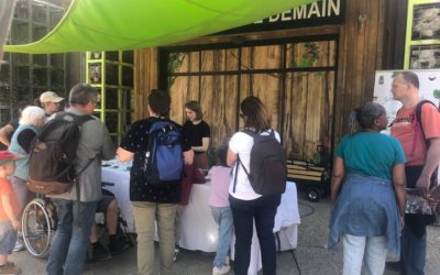 Stand zéro déchet dans un parc à thème